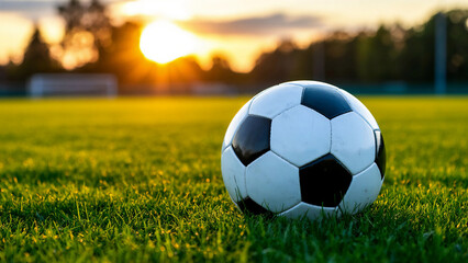 soccer ball on grass