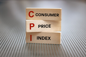 CPI symbol. Consumer Price Index. Business Concept. Financial Report. close up