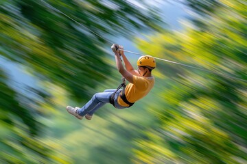 Exciting Zip Line Adventure in Nature
