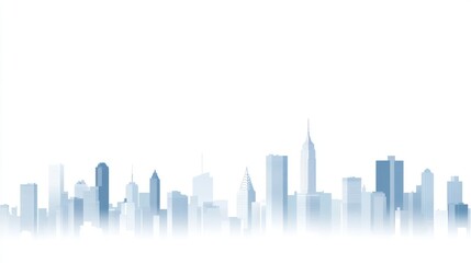 Fototapeta premium City skyline vector illustration