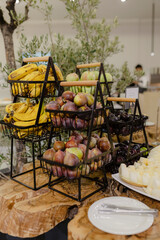 Fresh fruit display 