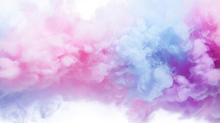 Fototapeta premium Pastel cotton candy backdrop for festive use, perfect for products, promotions, and whimsical themes