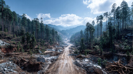 The relationship between mining and deforestation