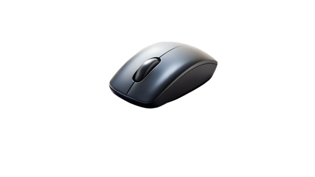 desktop mouse and pad  on transparent background