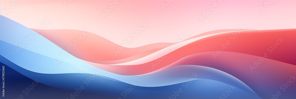 Poster abstract color waves: a captivating display of flowing abstract color waves, blending seamlessly to 