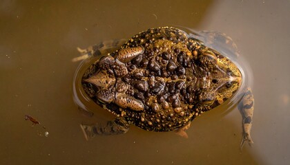 Surinam Toad with Eggs Embedded in Skin
