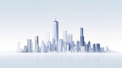 Cityscape skyline design