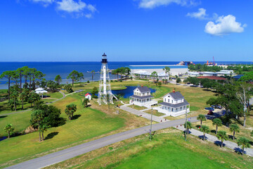 Cape San Blas Lighthouse in George Core Park Port St. Joe Florida Panhandle 09.15.2025
