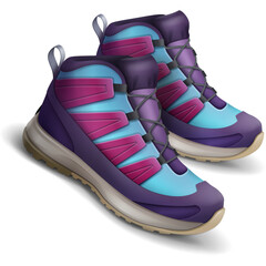 vector illustration of shoes