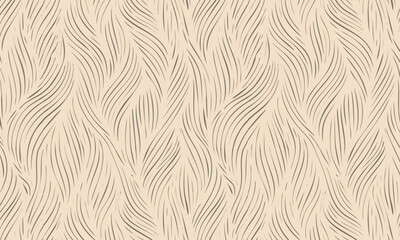 Natural Sand Dune or Wood Grain Abstract Line Art Pattern