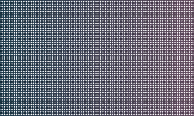 LED Video Wall Screen Texture Background, Vector blue and red purple color light LED diode dot grid video screen