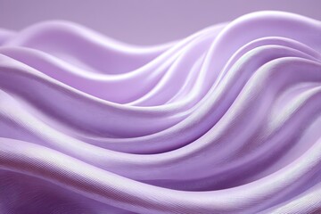 Fototapeta premium Soft lavender textile texture with elegant flowing waves and subtle sheen.