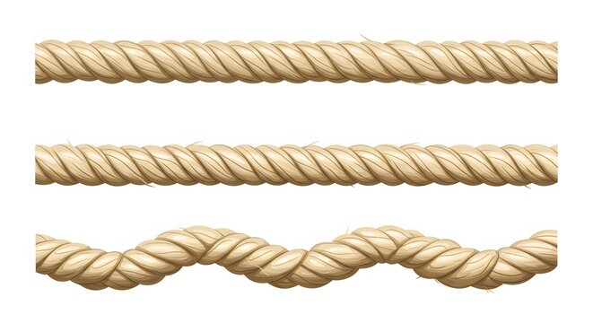 Beige rope patterns