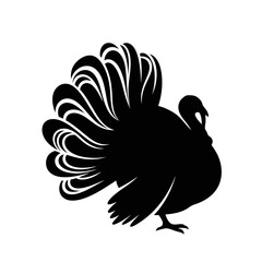 vector illustration of a turkey