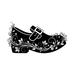 vector illustration of a shoe