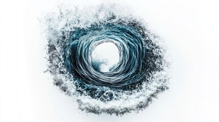 Ocean vortex circle