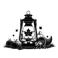vector illustration of a decorative lantern background