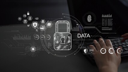 Cyber security protection and cyber security strategies against cyber threats, system hacks,...