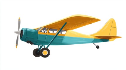 Vintage airplane illustration