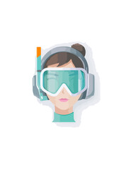 Woman wearing winter sports equipment