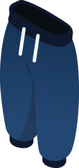 vector illustration of a winter pants