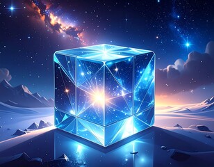 Cosmic crystal cube