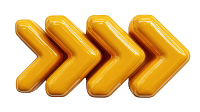 yellow arrow on png background - Powered by Adobe