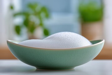Soft Foam in a Decorative Bowl