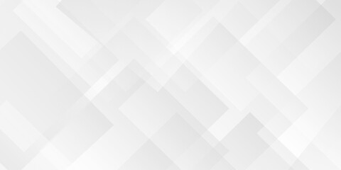 Abstract tech gradient white, gray creative triangle geometric technology space. minimal rectangle randomly arranged white lines transparent background. luxury web overlap presentation design.	