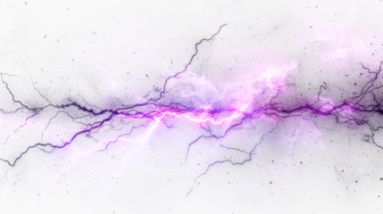 purple lightning bolt strike PNG cut out, thunderstorm lightning