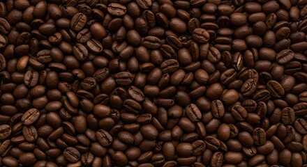 Fototapeta premium Roasted coffee beans background