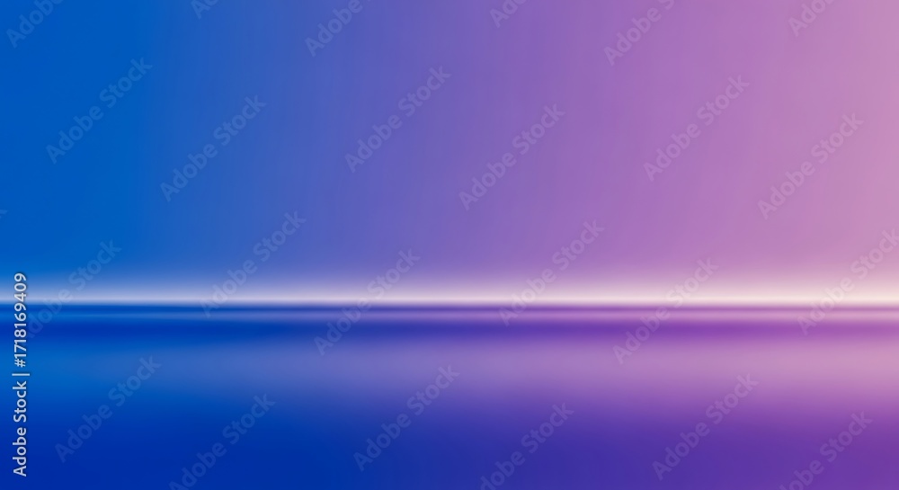 Poster abstract gradient background with a horizontal line of light in the center
