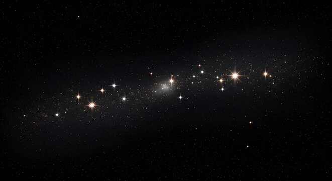 Spiral galaxy in deep space