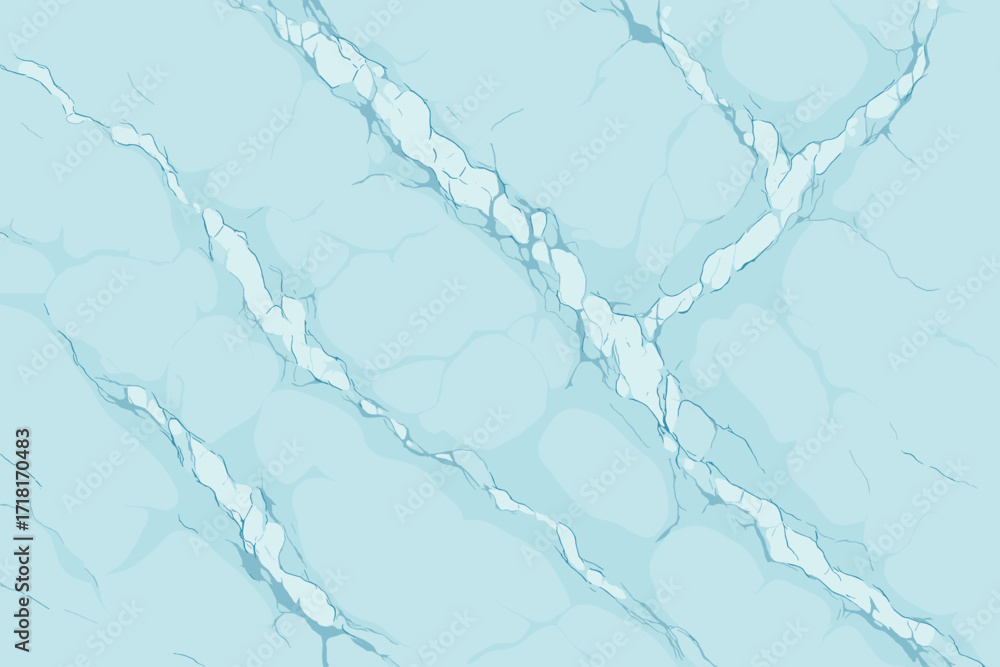 Aufkleber light blue abstract background with soft curvy lines for creative and artistic projects