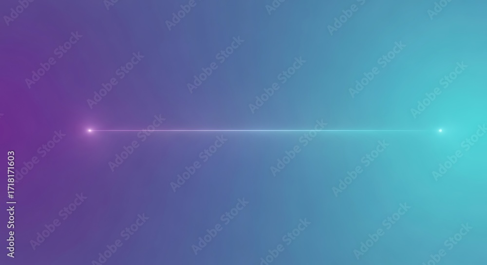Poster abstract purple and teal gradient background with glowing light effect in the middle