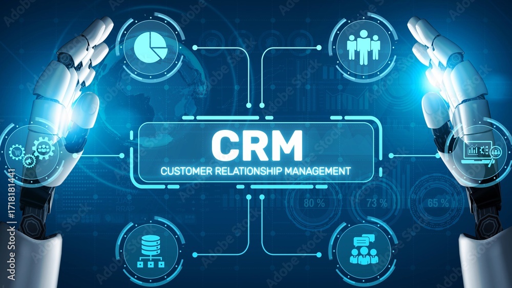 Poster crm platforms improve customer relationships through data analysis, crm communication tools, and aut
