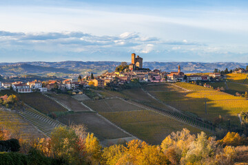 Aerial view of Serravalle d'Elba, Seville, Spain