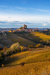 Aerial view of Serravalle d'Elba, Seville, Spain