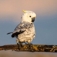 Cockatoo perched on branch