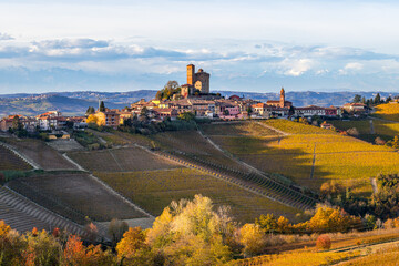 Aerial view of Serravalle d'Elba, Seville, Spain