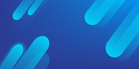 Abstract blue background with diagonal lines. Dynamic shapes composition. Vector illustration