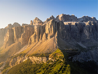 view of the Odle, Dolomites, Italy
