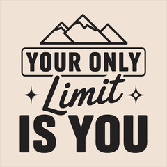 your only limit is you vector Typography  eps file.
