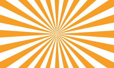 Vibrant Sunburst Pattern Background With Radial Rays Bursting Outward