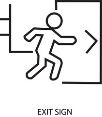 exit sign