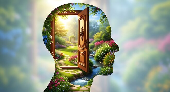 Open Mind Doorway to a Beautiful Garden.