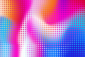 Vibrant Gradient Pixelated Pattern with Geometric Diamond Design A Modern Abstract Background for Creative Projects