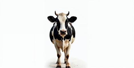 cow isolated background white