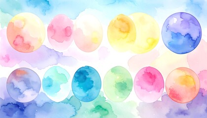 Watercolor celestial spheres