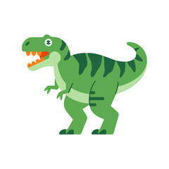 cute allosaurus dinosaur emoji vector illustration